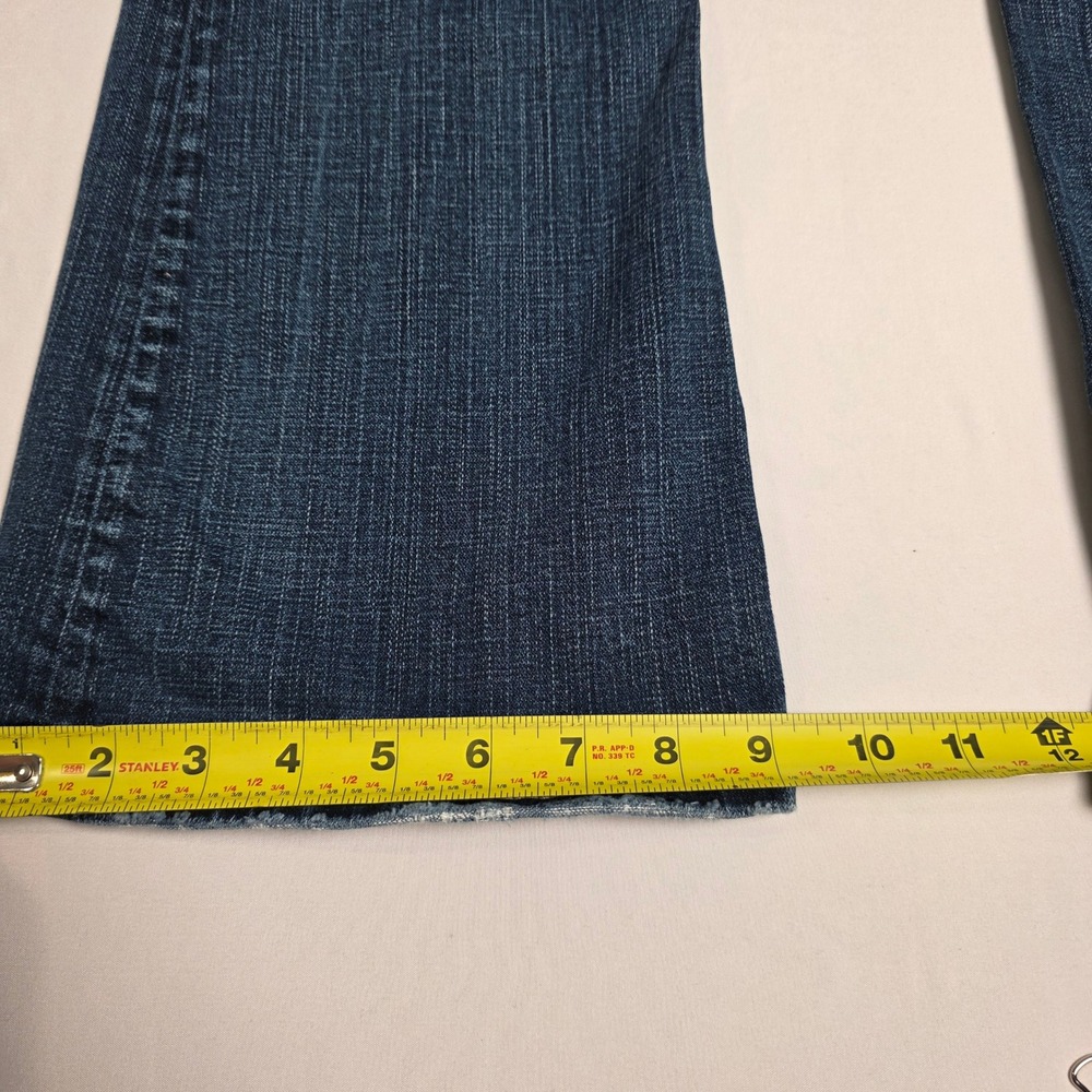 BKE Sabrina Bootcut Jeans Womens 30" Blue Medium Wash Stretch Low Rise Denim - Picture 2 of 13